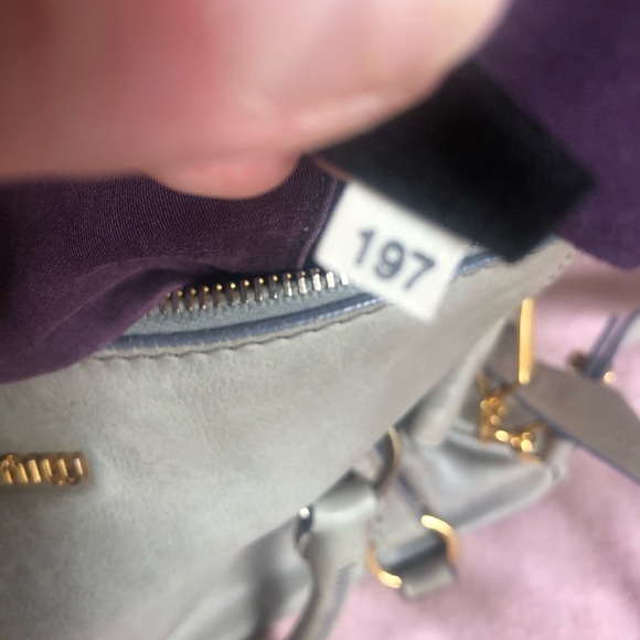 *SOLD!!!* MIUMIU “Baby Bow Vitello 2-Way Satchel” - Picture 3 of 7